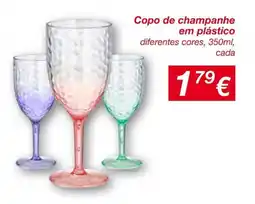 kik Copo de champanhe em plástico promoção