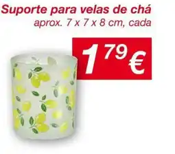 kik Suporte para velas de chá promoção