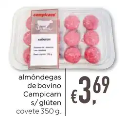 Bolama almôndegas de bovino Campicarn s/glúten covete promoção