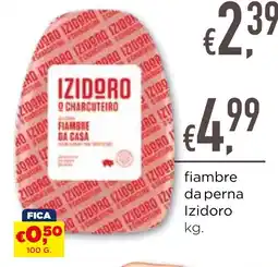 Bolama fiambre da perna Izidoro promoção