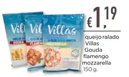 Bolama queijo ralado Villas Gouda flamengo mozzarella promoção