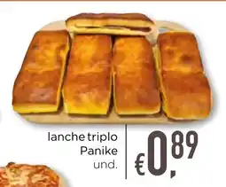 Bolama lanche triplo Panike und. promoção