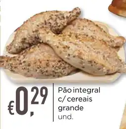 Bolama Pão integral c/cereais grande und. promoção