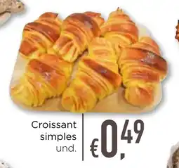 Bolama Croissant simples und. promoção