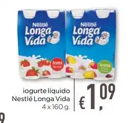 Bolama iogurte líquido Nestlé Longa Vida promoção