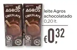 Bolama leite Agros achocolatado promoção