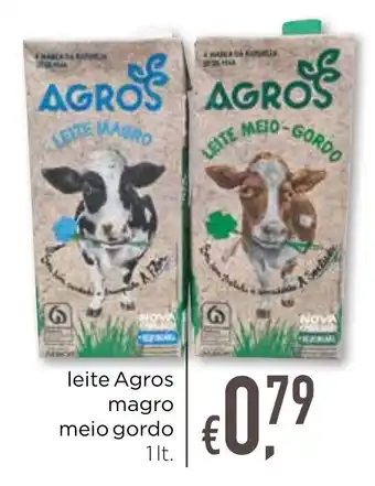 Bolama leite Agros magro meio gordo promoção
