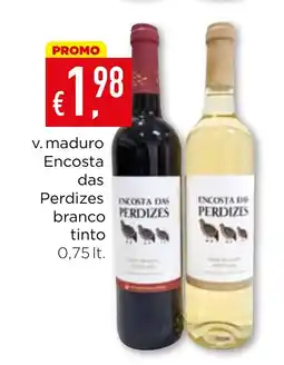 Bolama v.maduro Encosta das Perdizes branco tinto promoção
