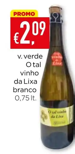 Bolama v. verde Otal vinho da Lixa branco promoção