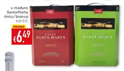 Bolama v. maduro Santa Marta tinto/branco promoção
