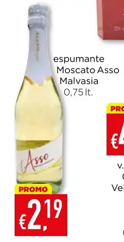Bolama espumante Moscato Asso Malvasia promoção