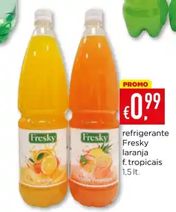 Bolama refrigerante Fresky laranja f. tropicais promoção