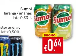Bolama Sumol laranja/ananás lata promoção