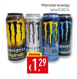 Bolama Monster energy lata promoção