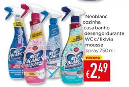 Bolama Neoblanc cozinha casa banho desengordurante WC c/lixívia mousse promoção