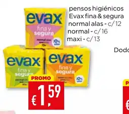 Bolama pensos higiénicos evax Evax fina & segura promoção