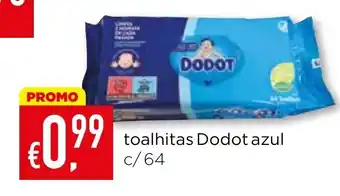 Bolama toalhitas Dodot azul promoção