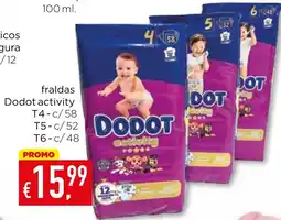 Bolama fraldas Dodot activity promoção