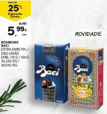Continente Bombons Baci 175g /150g promoção