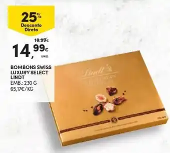Continente Bombons Swiss Luxury Select Lindt 230g promoção