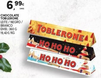 Continente Chocolate Toblerone 360g promoção
