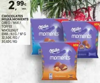 Chocolates Milka Moments 92g/97g