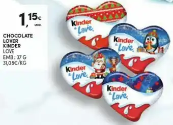 Continente Chocolate Lover Kinder 37g promoção