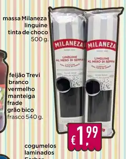 Bolama massa Milaneza linguine tinta de choco promoção