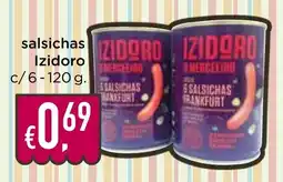 Bolama salsichas Izidoro promoção