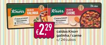 Bolama caldos Knorr galinha/carne promoção