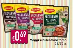 Maggi suculento no forno