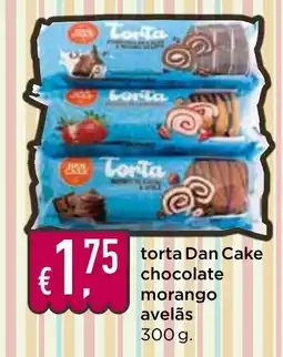 Bolama torta Dan Cake chocolate morango avelãs promoção