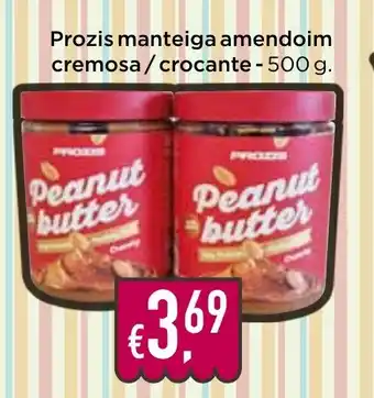 Bolama Prozis manteiga amendoim cremosa/crocante promoção