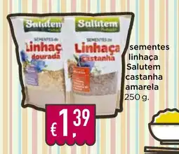 Bolama sementes linhaça Salutem castanha amarela promoção