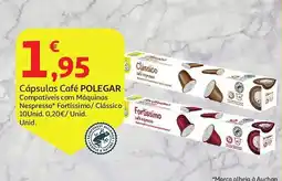 Auchan Cápsulas Café POLEGAR promoção