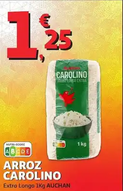 Auchan Arroz carolino Extra Longo promoção