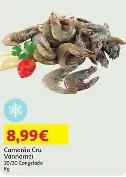 Auchan Camarão Cru Vannamei 20/30 Congelado promoção