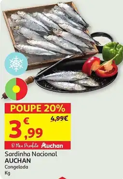 Auchan Sardinha Nacional AUCHAN Congelada promoção