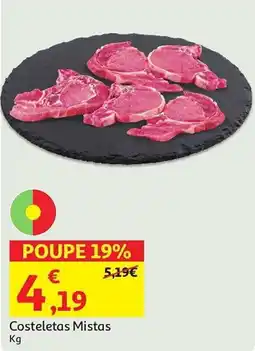 Auchan Costeletas Mistas promoção