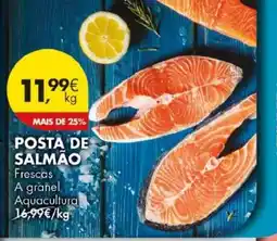 Pingo Doce POSTA DE Salmão promoção