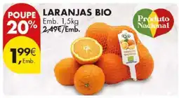 Pingo Doce Laranjas Bio promoção