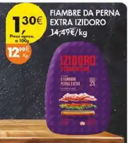 Pingo Doce Fiambre da Perna Extra Izidoro promoção