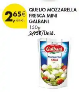 Pingo Doce Queijo Mozzarella Fresca Mini Galbani promoção