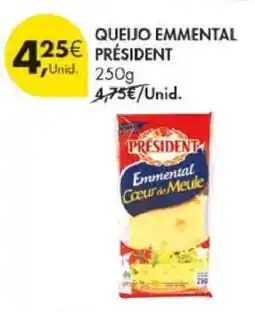 Pingo Doce Queijo Emmental Président promoção