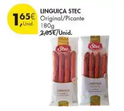 Pingo Doce LINGUIÇA STEC Original/Picante 180g promoção