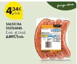 Pingo Doce Salsicha Silesiana promoção