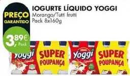 Pingo Doce Iogurte Líquido Yoggi promoção