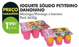 Pingo Doce Iogurte Sólido Petitdino Danonino promoção