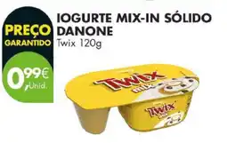 Pingo Doce Iogurte Mix-In Sólido Danone Twix 120g promoção