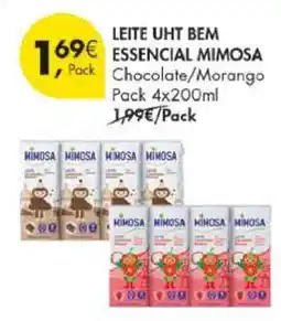 Pingo Doce LEITE UHT BEM ESSENCIAL MIMOSA promoção